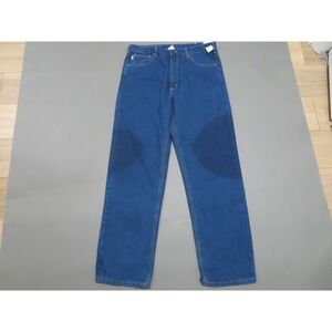 Carhartt FR Jeans Mens 36x32 Blue HRC 2 Flame Resistant Denim Work Straight